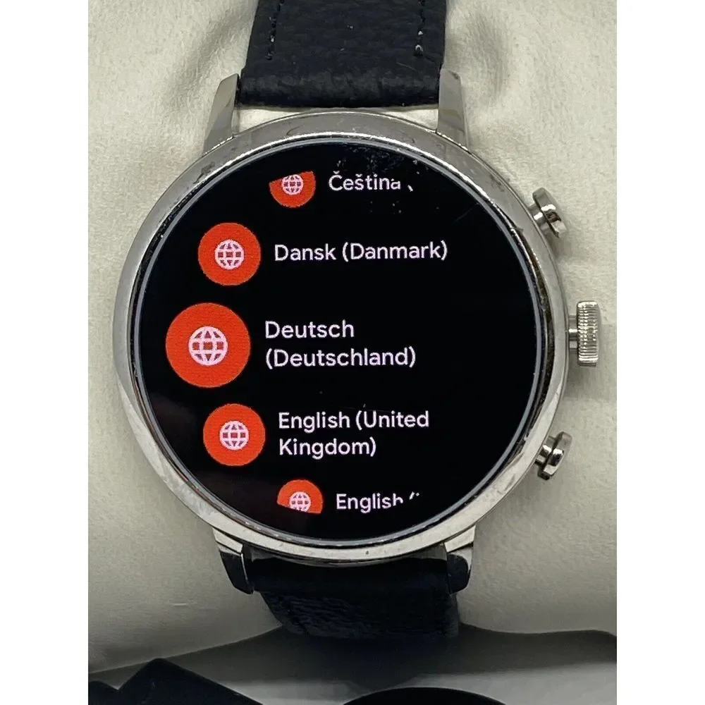 Fossil Gen 4 Authentic Digital Dial Smart Watch Custom Band FTW6017 DC145